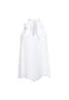 LURA TIE NECK DRAPE TOP-ALICE + OLIVIA
