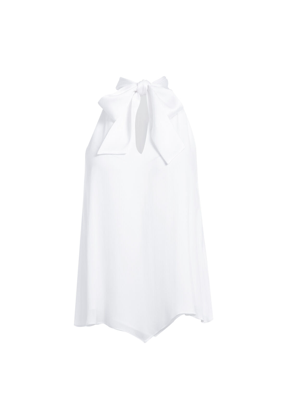 LURA TIE NECK DRAPE TOP-ALICE + OLIVIA