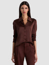 WILLA 70S CLLR PLCKT TOP-ALICE + OLIVIA
