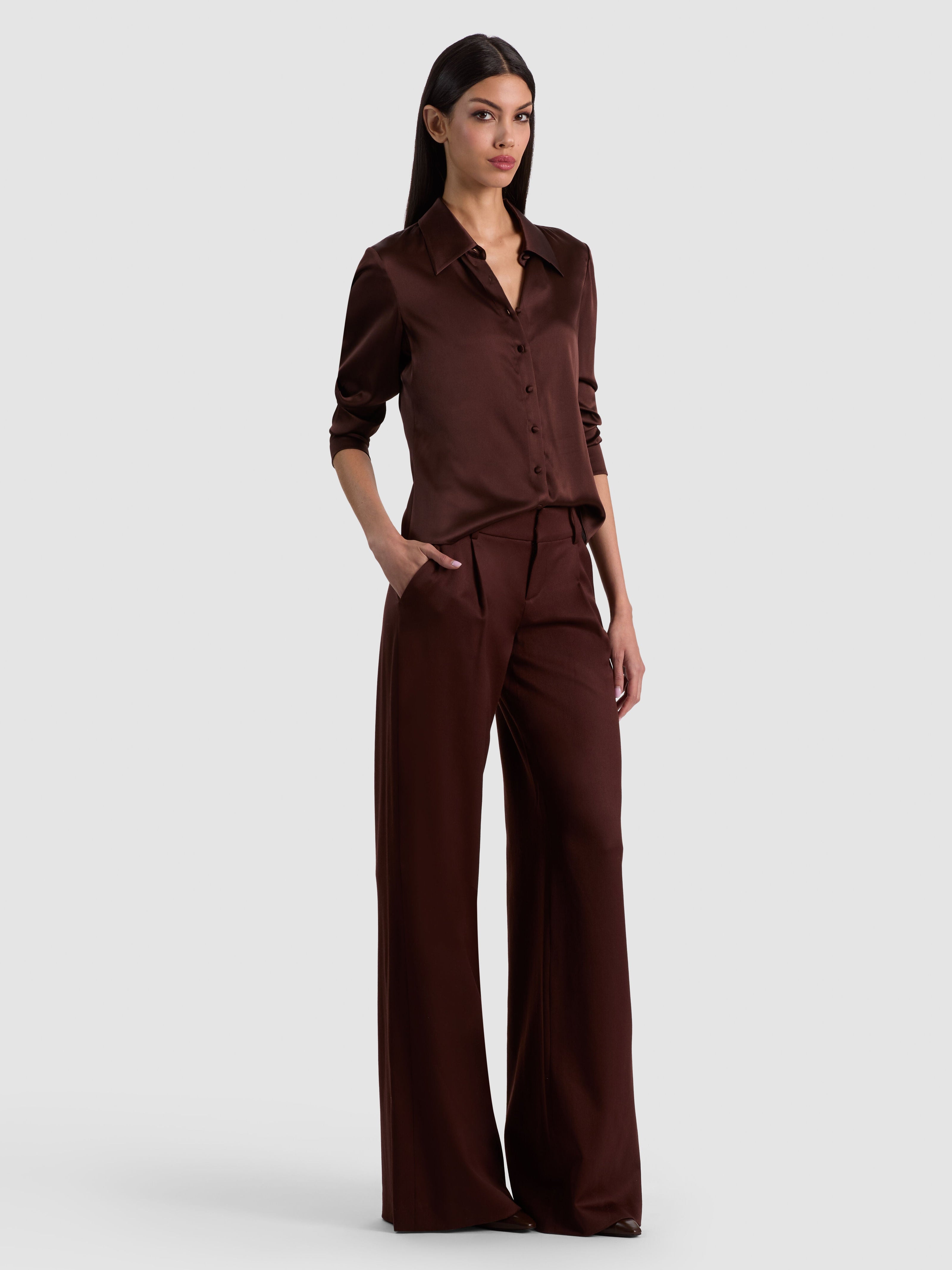 WILLA SILK BLOUSE-ALICE + OLIVIA