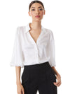 COSIMA BUTTON DOWN BLOUSE-ALICE + OLIVIA