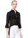 WILLA CARGO POCKET TOP-ALICE + OLIVIA