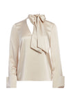 ROSINA TIE NECK BLOUSE-ALICE + OLIVIA