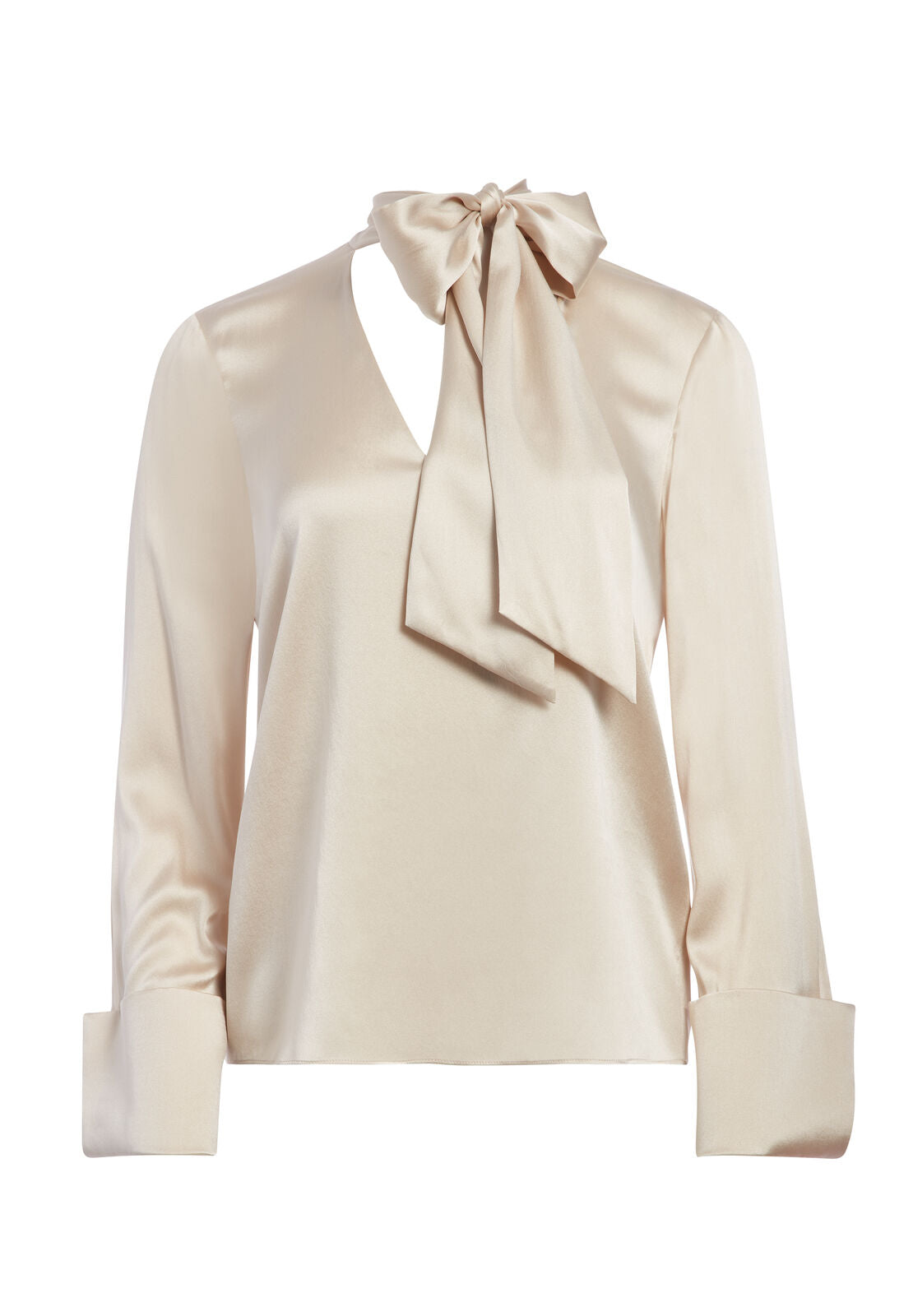 ROSINA TIE NECK BLOUSE-ALICE + OLIVIA
