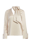 ROSINA TIE NECK BLOUSE-ALICE + OLIVIA