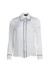 WILLA FEMINIST PLACKET TOP-ALICE + OLIVIA