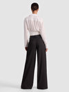 EDIE SEAMED CORSET BUTTON DOWN-ALICE + OLIVIA