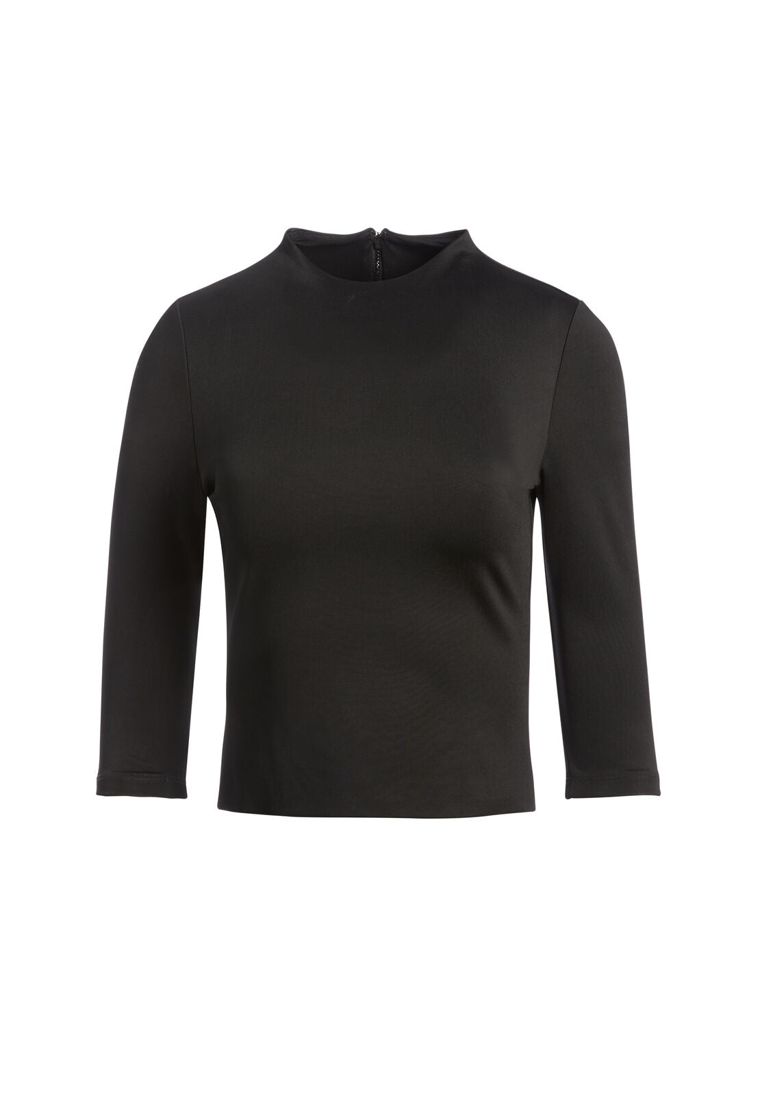 MIA MOCK NECK CROP TOP