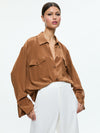 FINELY OVERSIZED UTILITY SHIRT-ALICE + OLIVIA