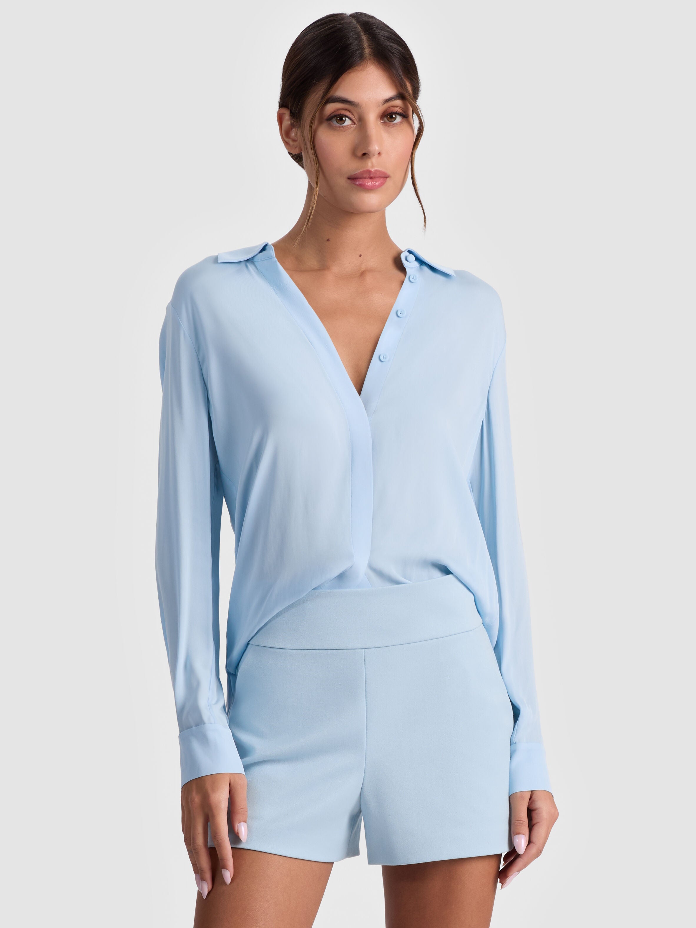 WILLA SILK BLOUSE-ALICE + OLIVIA