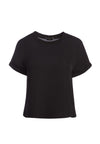 JANN ROLL SLEEVE BOXY TEE-ALICE + OLIVIA
