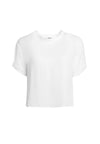 JANN ROLL SLEEVE BOXY TEE-ALICE + OLIVIA