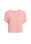 JANN ROLL SLEEVE BOXY TEE-ALICE + OLIVIA