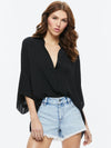 DEANNE BUTTON DOWN BLOUSE-ALICE + OLIVIA