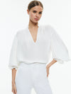ONICA COLLARED BLOUSE-ALICE + OLIVIA