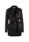 WHEATON SHAWL COLLAR WRAP BLAZER-Black-ALICE + OLIVIA
