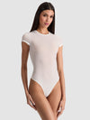 HOTTIE SHORT SLEEVE BODYSUIT-ALICE + OLIVIA