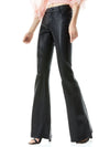 BRENT LEATHER BELL PANT-Black-ALICE + OLIVIA