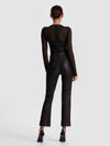 CASEY LEATHER ANKLE PANT-ALICE + OLIVIA