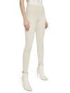 MADDOX SIDE ZIP SUEDE LEGGING-CHARCOAL-ALICE + OLIVIA