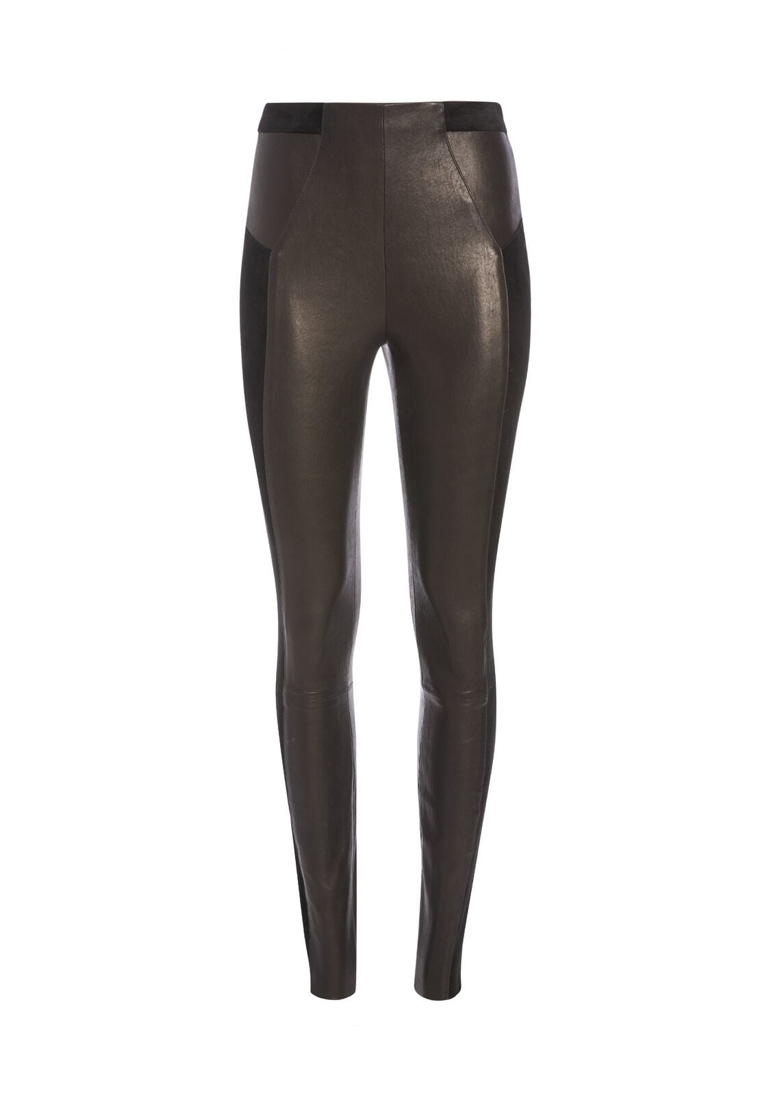 BRIDGET TWO TONE LEATHER LEGGINGS