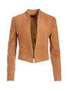 HARVEY SUEDE JACKET-Black-ALICE + OLIVIA