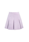 LEE SUEDE BOX PLEAT SKIRT-ORCHID-ALICE + OLIVIA