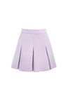 LEE SUEDE BOX PLEAT SKIRT-ORCHID-ALICE + OLIVIA