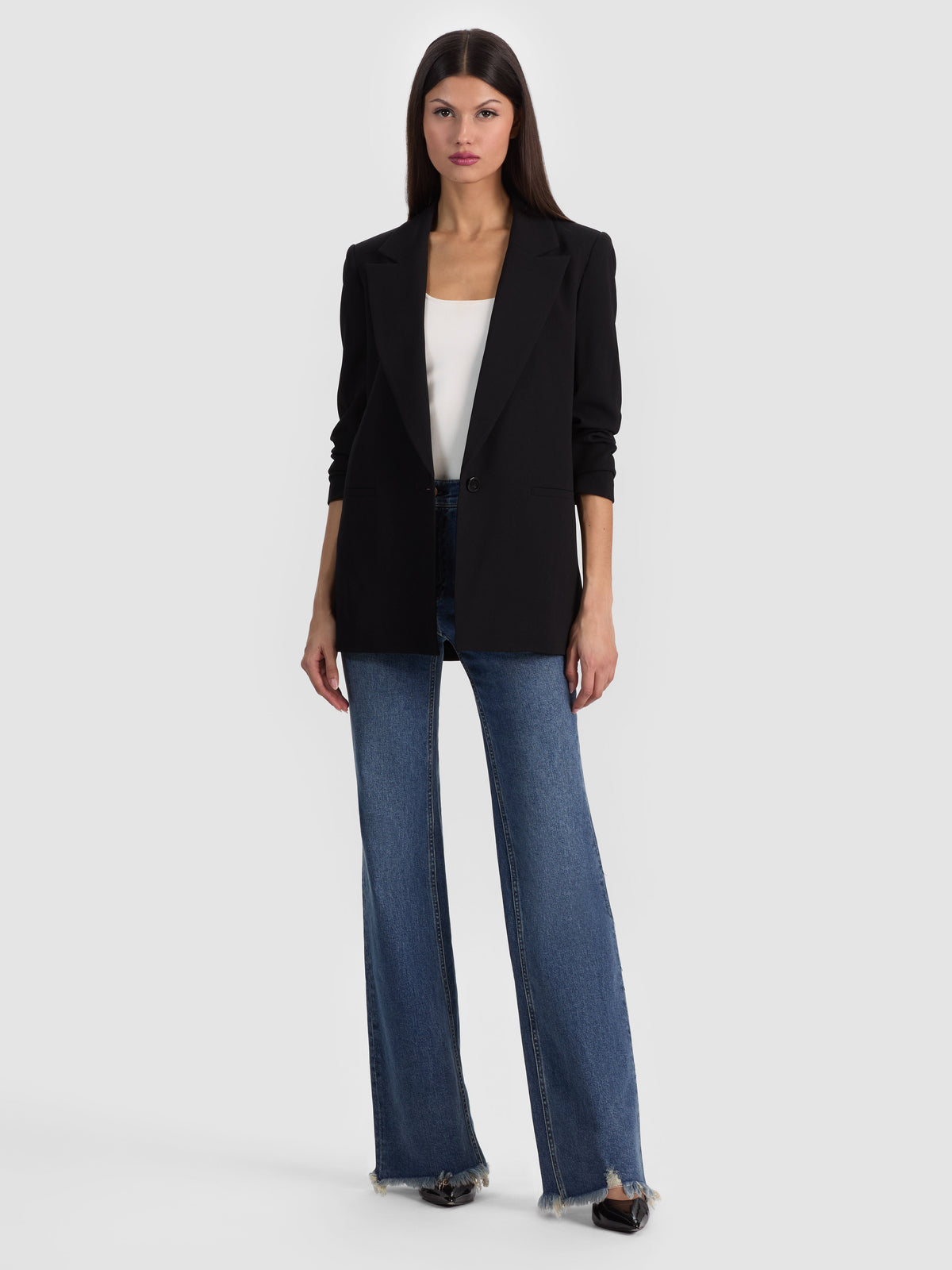 DENNY BOYFRIEND BLAZER - BLACK