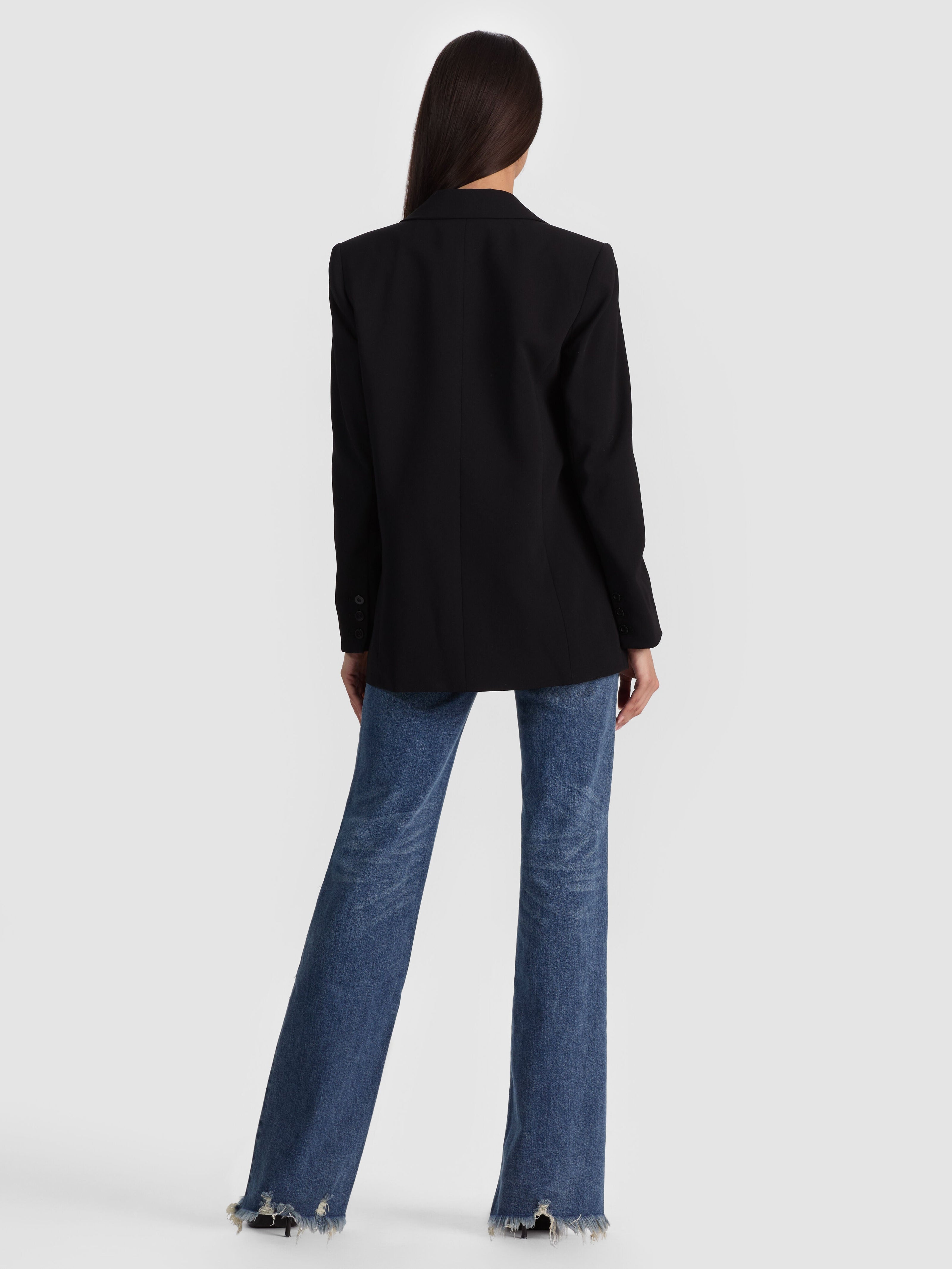DENNY BOYFRIEND BLAZER-ALICE + OLIVIA