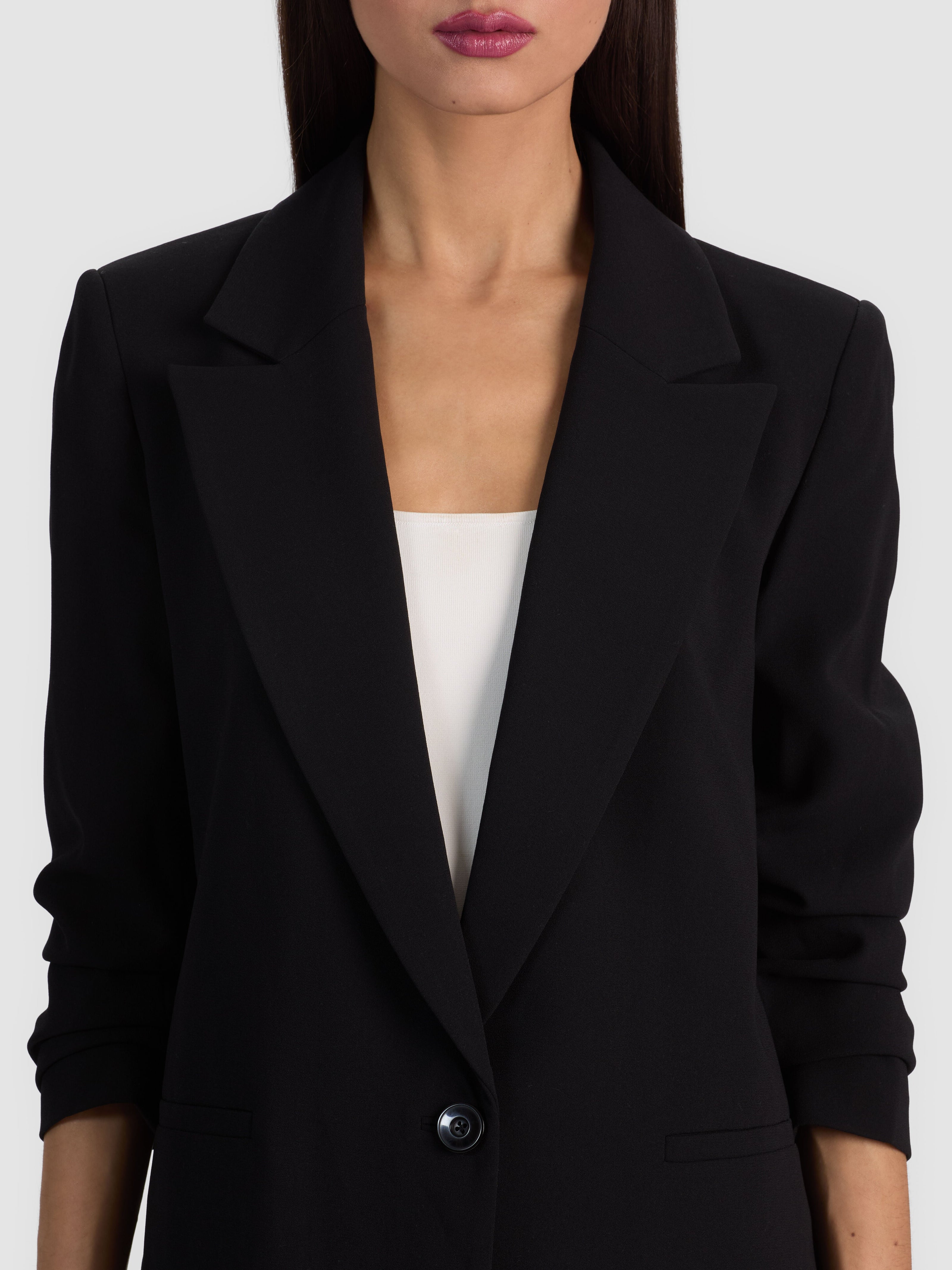 DENNY BOYFRIEND BLAZER-ALICE + OLIVIA