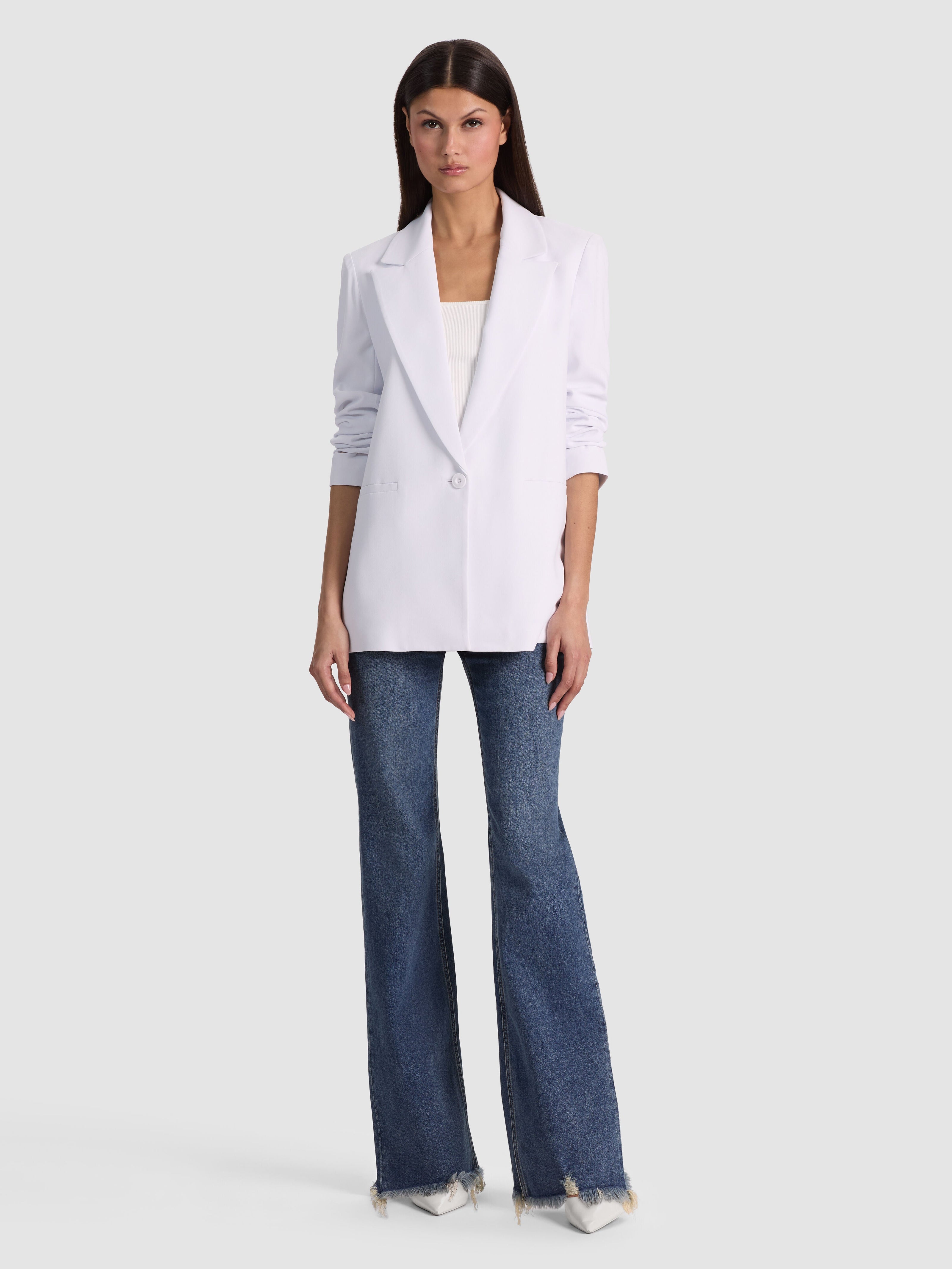 DENNY BOYFRIEND BLAZER-ALICE + OLIVIA