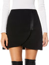 LENNON SIDE ZIP MINI SKIRT-ALICE + OLIVIA