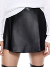 DARMA VEGAN LEATHER SKORT-ALICE + OLIVIA
