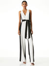 TESSA V-NECK WIDE LEG JUMPSUIT-ALICE + OLIVIA