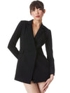 KYRIE TUXEDO SKORT ROMPER-ALICE + OLIVIA