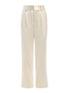 TROY SNAPPED BOTTOM PANT-Black-ALICE + OLIVIA