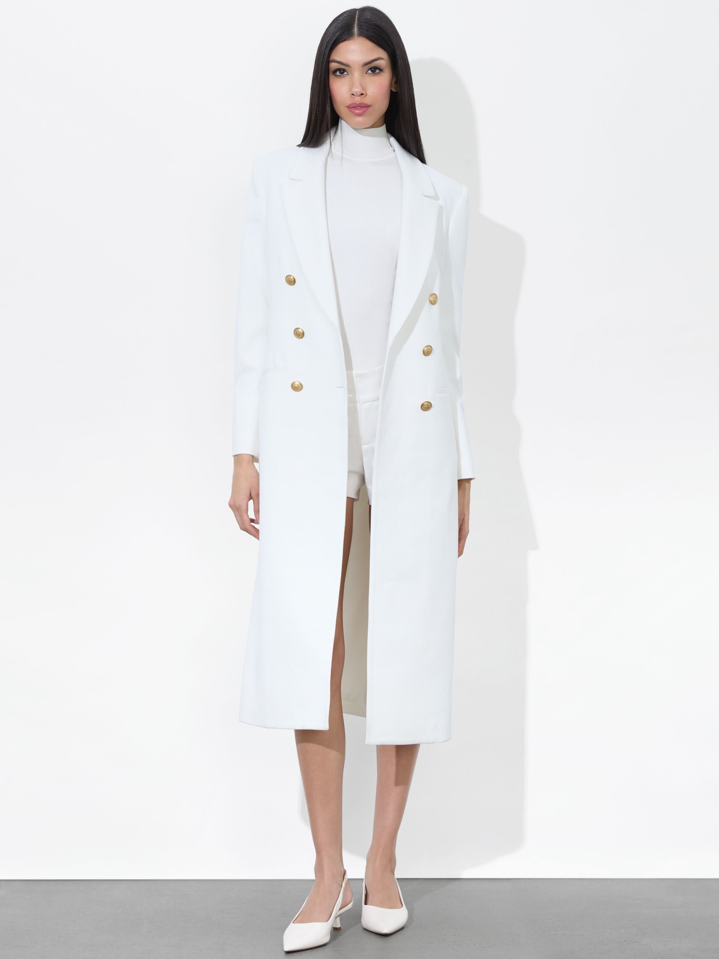 SHEPHERD LONG BLAZER-ALICE + OLIVIA