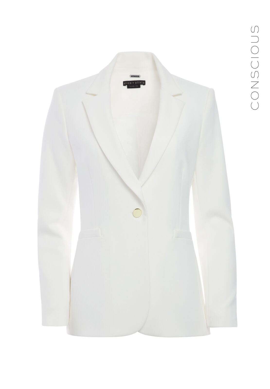 BRISTOL NOTCH COLLAR FITTED BLAZER-ALICE + OLIVIA