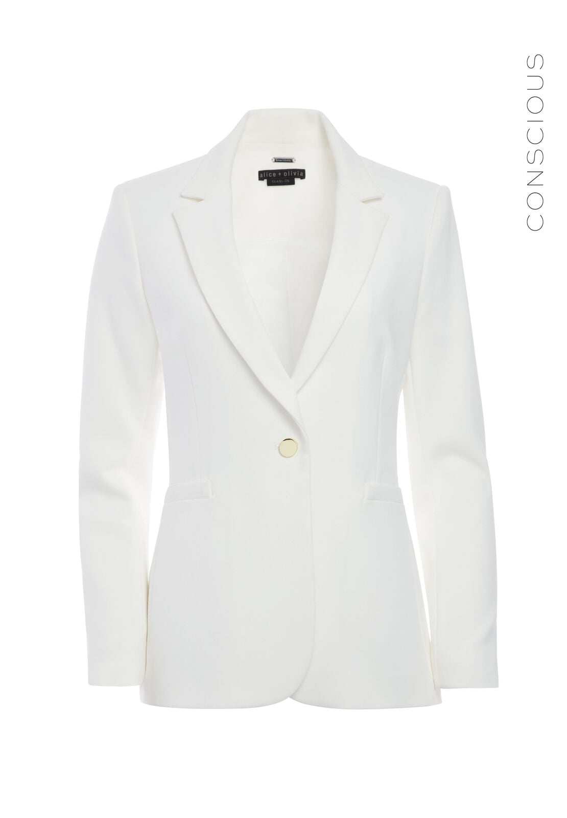 BRISTOL NOTCH COLLAR FITTED BLAZER-ALICE + OLIVIA
