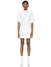 COLEY MOCK NECK MINI DRESS-ALICE + OLIVIA