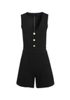TAMIRA BUTTON FRONT ROMPER-ALICE + OLIVIA