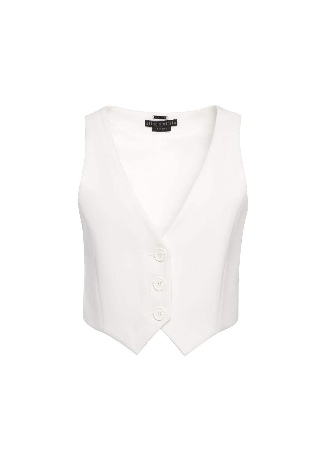 DONNA CROPPED VEST-ALICE + OLIVIA