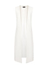 SUZETTE COLLARLESS LONG VEST-ALICE + OLIVIA