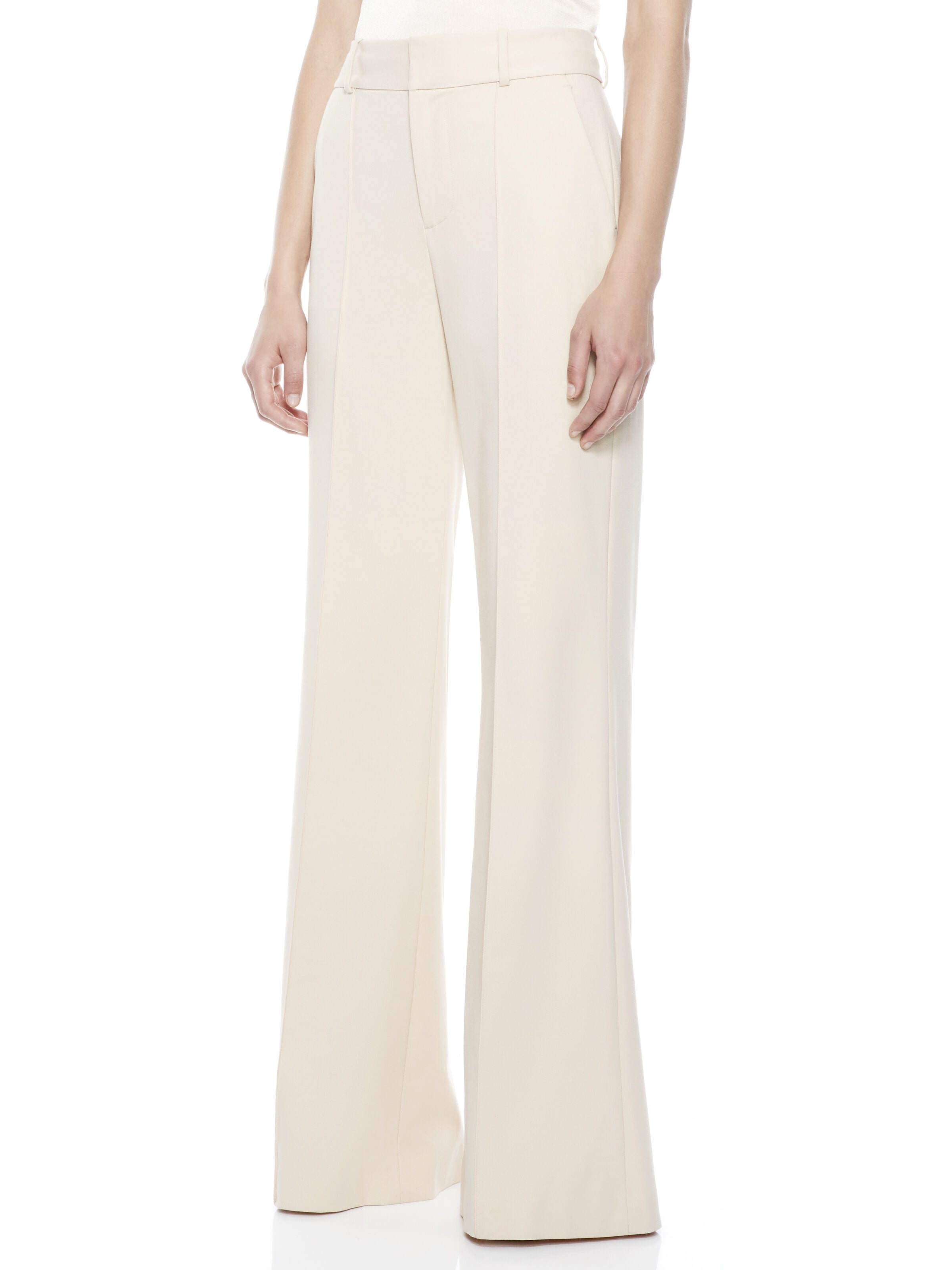 PAULA HIGH WAIST PANT WITH BACK SLIT-ALICE + OLIVIA