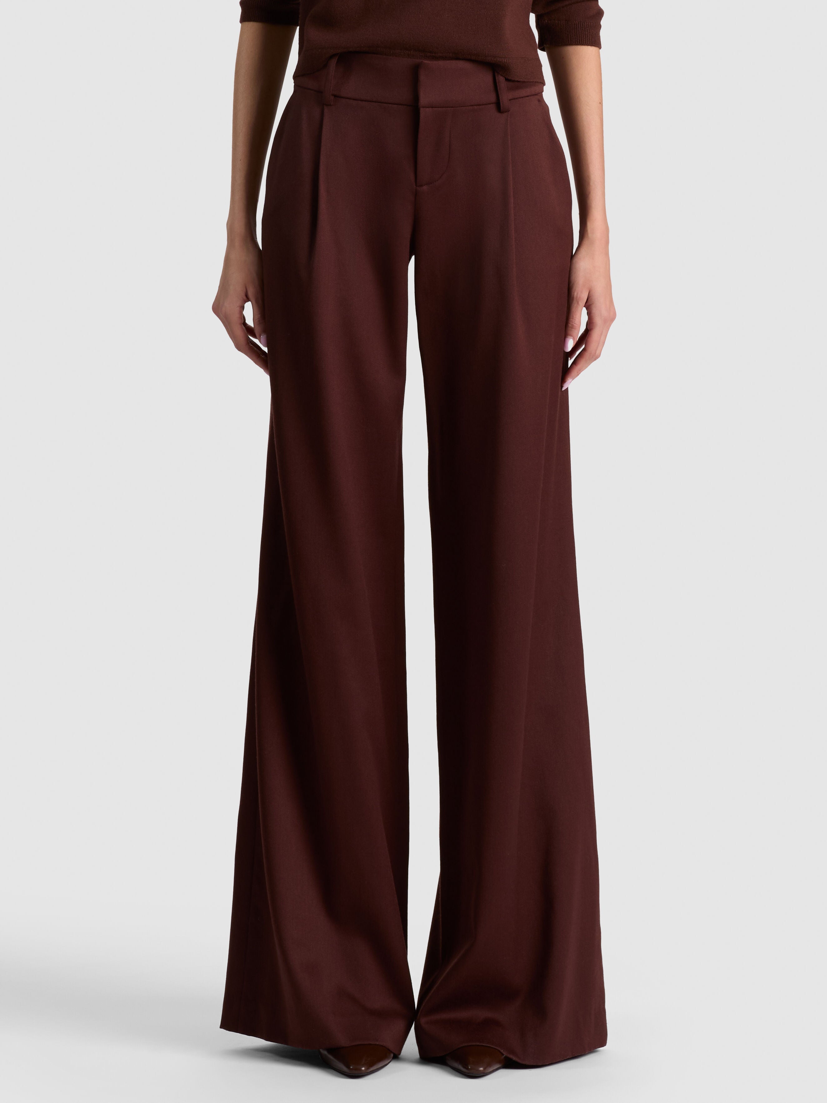 ERIC WOOL PANT - DARK CHOCOLATE