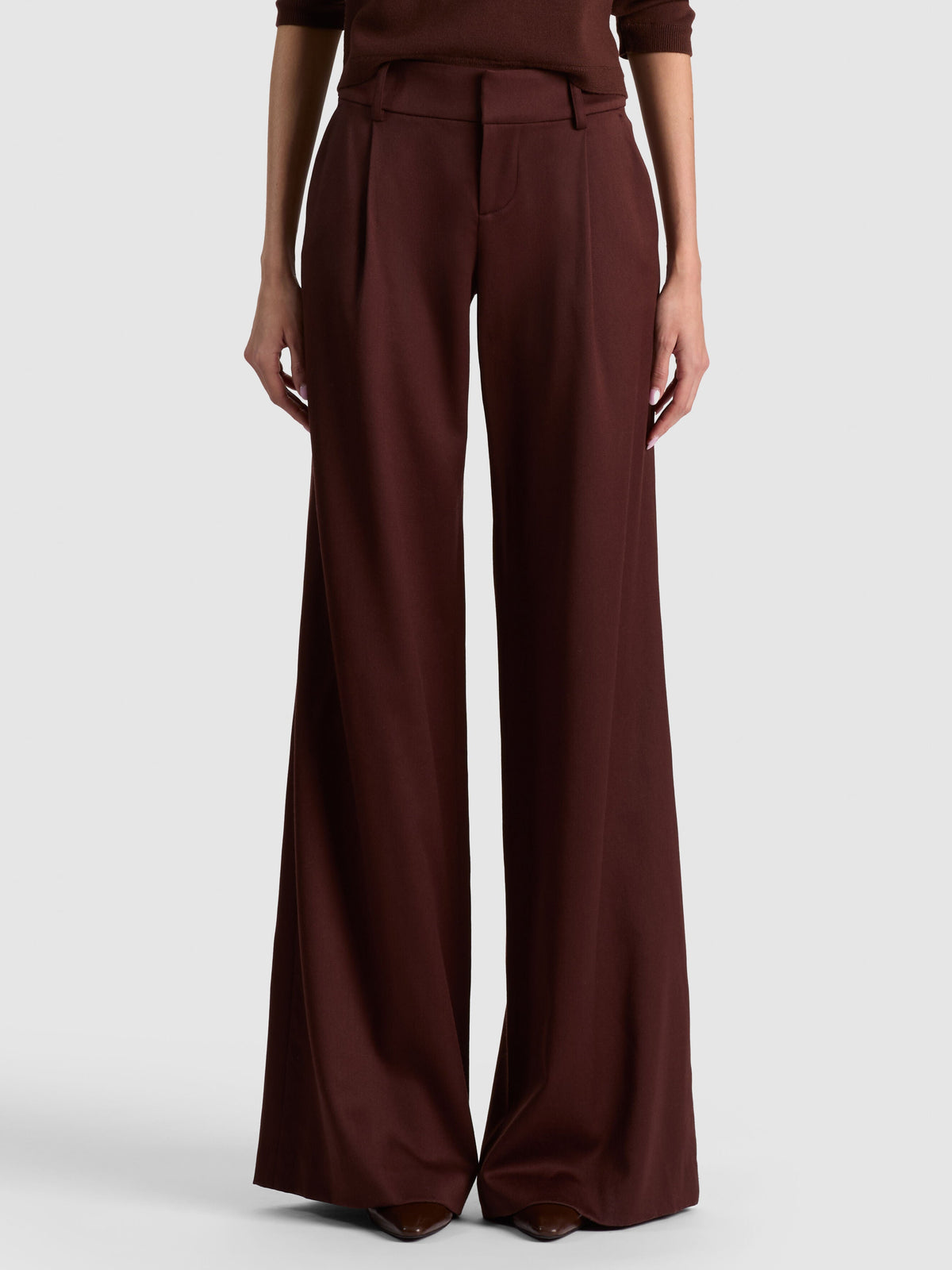 ERIC WOOL PANT - DARK CHOCOLATE