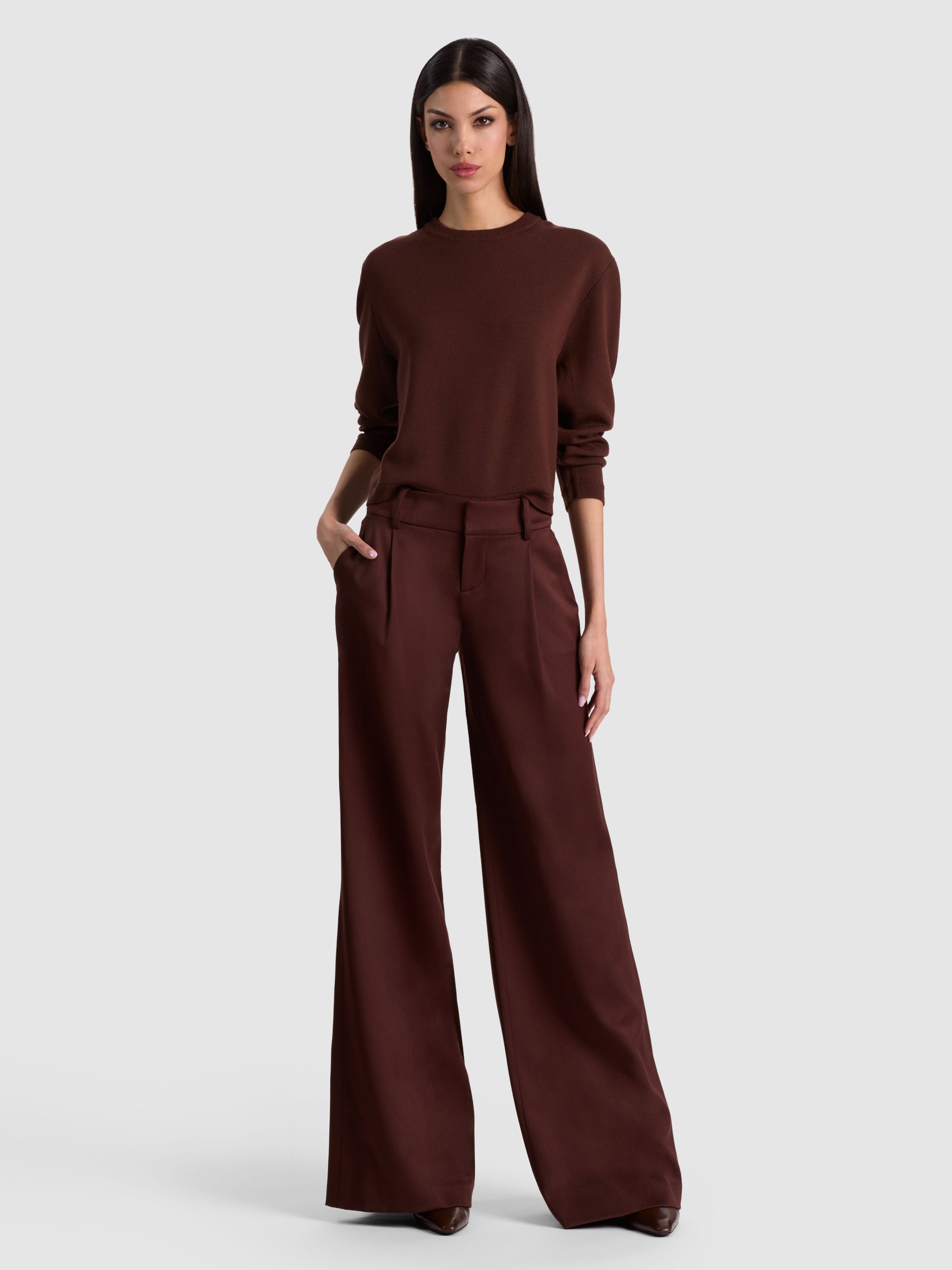 ERIC WOOL PANT-ALICE + OLIVIA