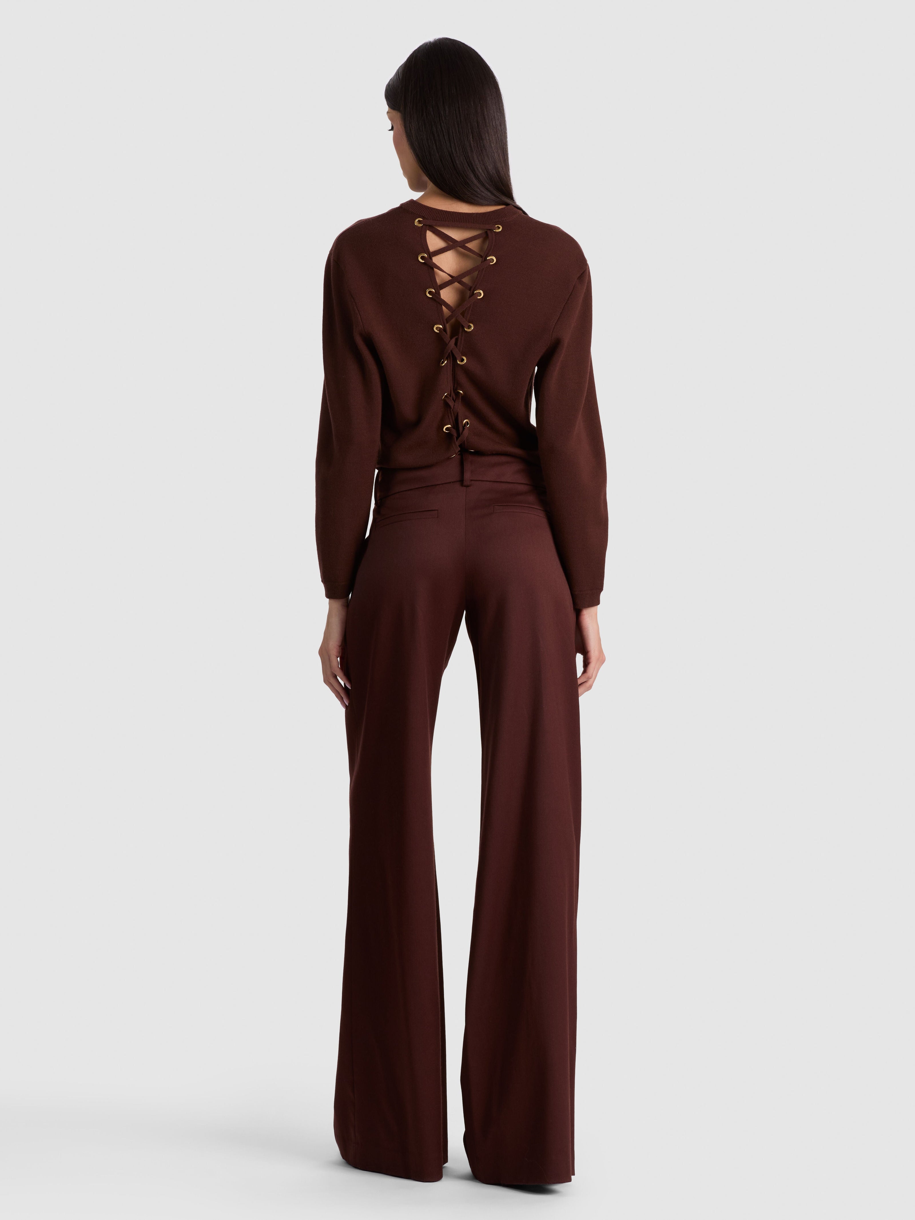 ERIC WOOL PANT-ALICE + OLIVIA