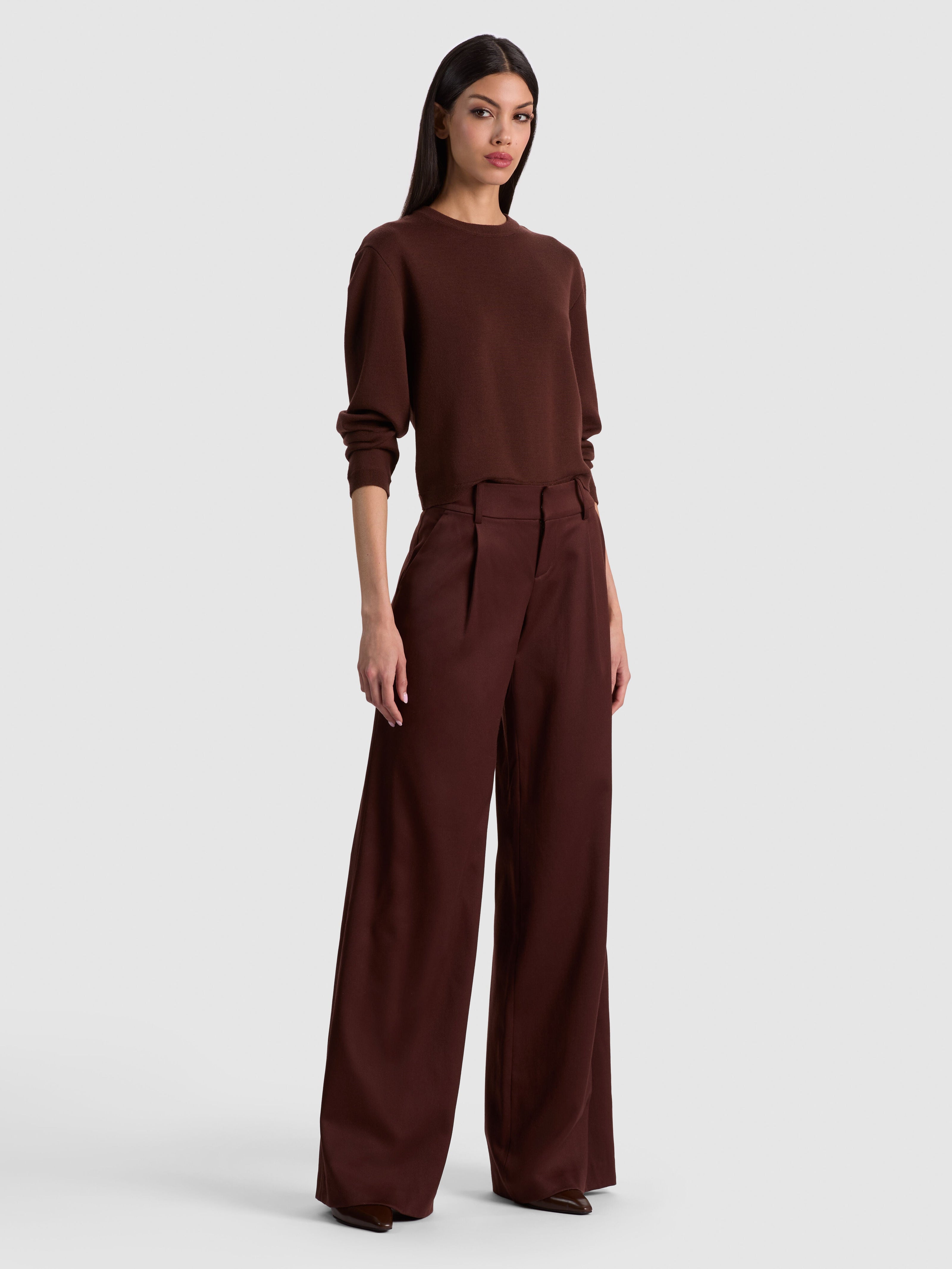 ERIC WOOL PANT-ALICE + OLIVIA